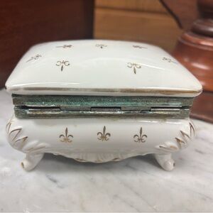 Vintage Porcelain Jewelry Box